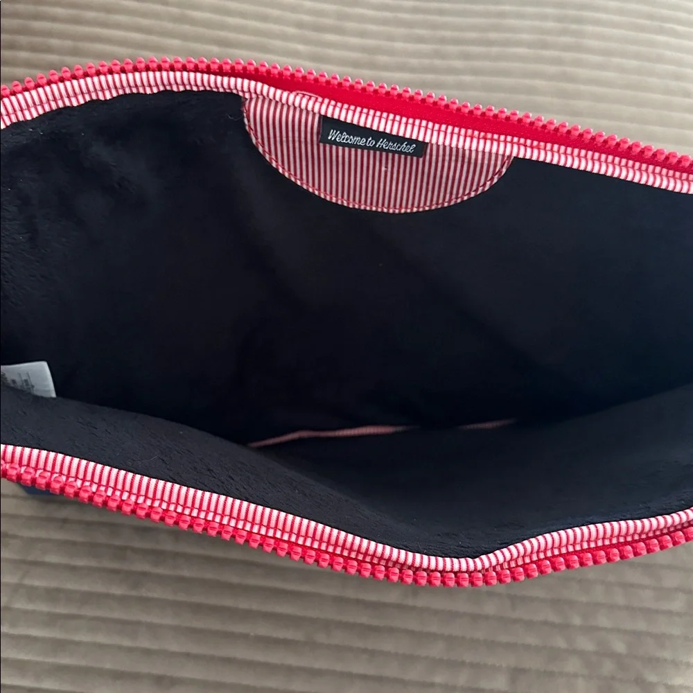 Herschel Supply Co. Red Blue 15” Padded Laptop Sleeve